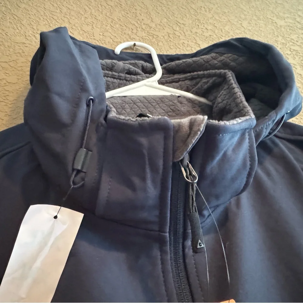 Gerry Men’s Hooded Softshell Jacket – Water & Wind Resistant Outdoor Coat - Picture 4 of 15